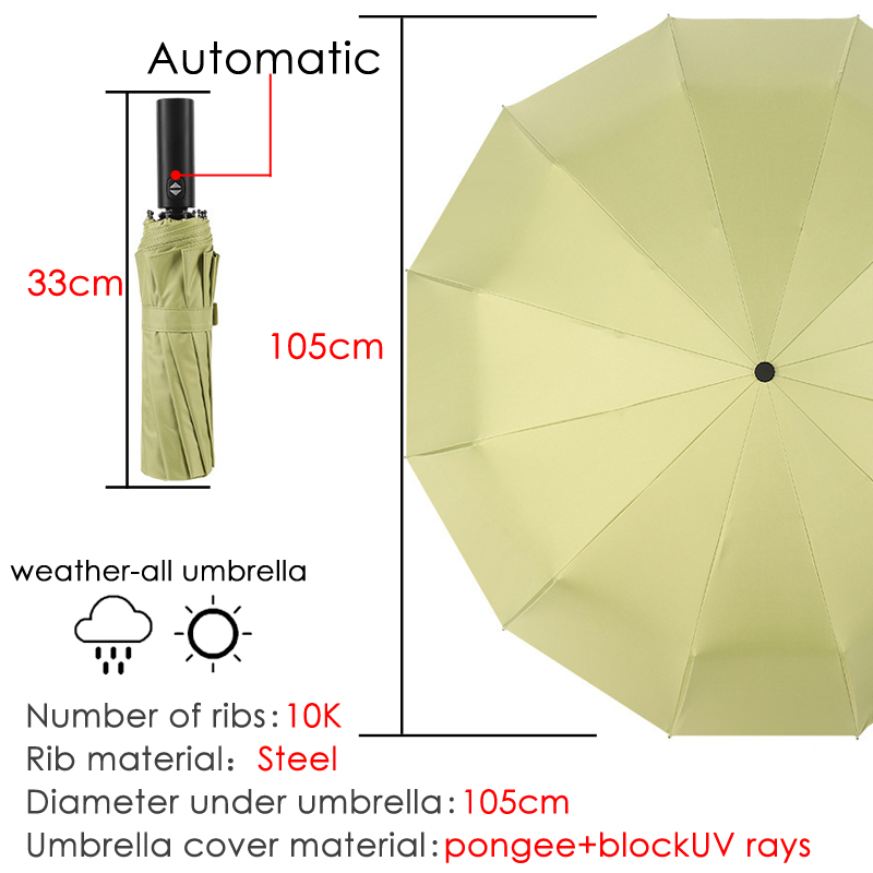 Складной зонт Foska Automatic Weather-All