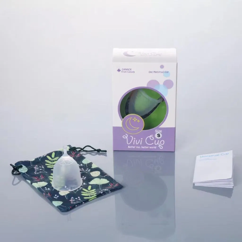 Soft Menstrual Cup Medical Silicone Lady for Women Monthly Period