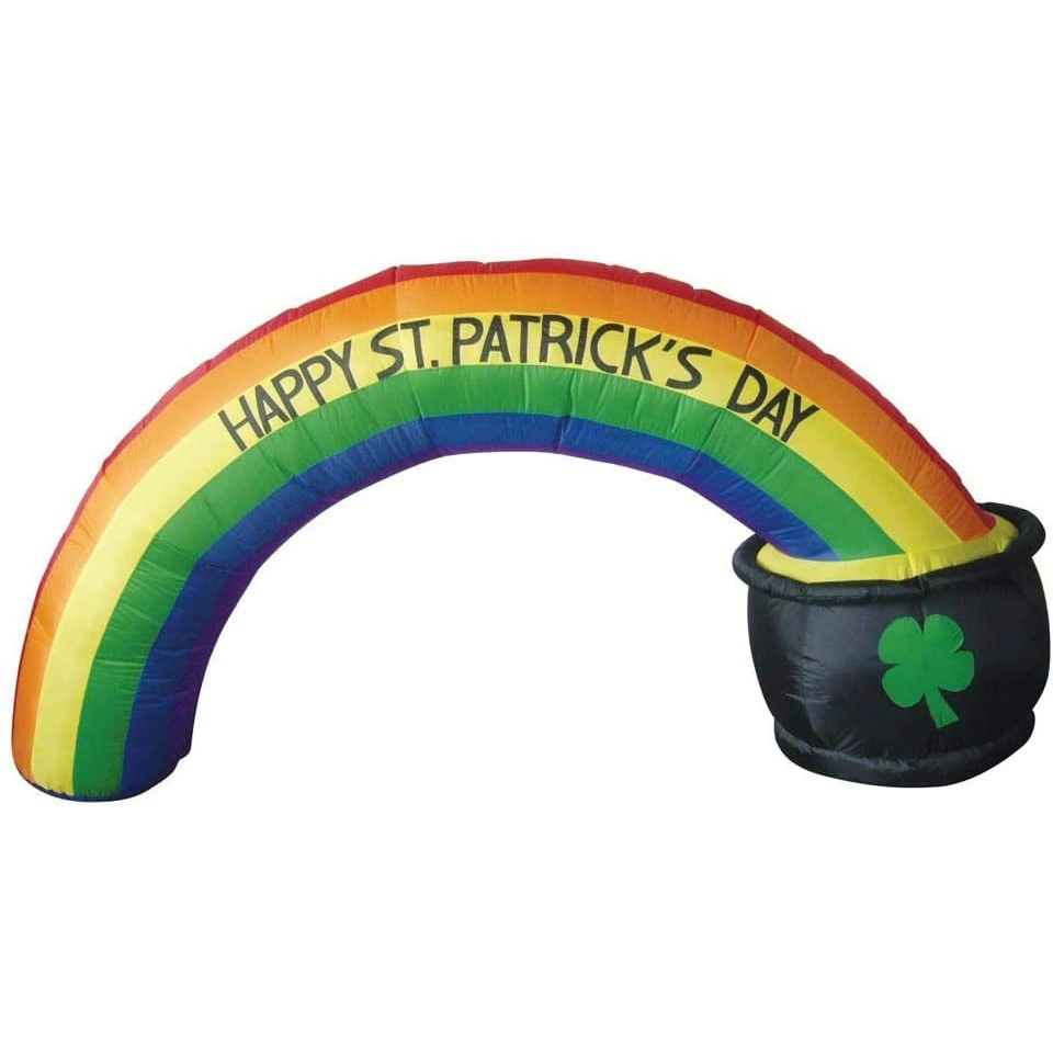 Boyi St Patricks Day Inflatables Outdoor Giant Inflatable Leprechaun Patricks