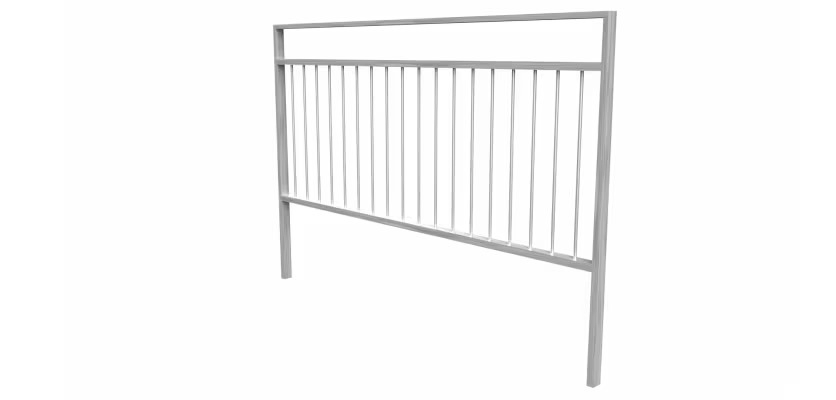 Fast Delivery Galvanized Steel Pedestrian Barrier Guard Rail for The Traffic Safety