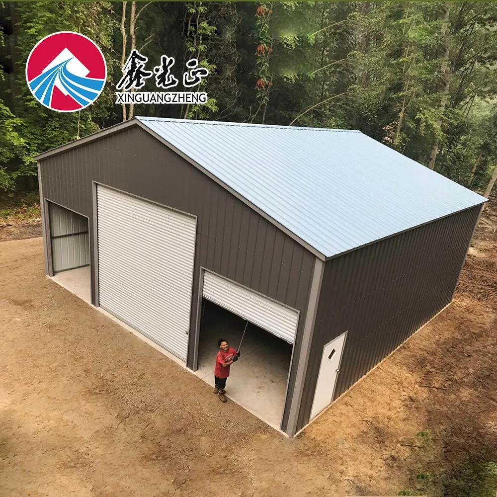 Nigierian Prefab Steel Buildings Cost Metal Warehouse Construction Garages Workshop for Sale