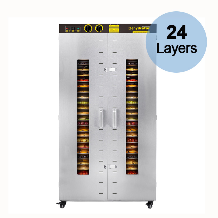 Automatic Dehydrators Fruit Vegetable Meat Jerky 24tray Dryer Food Dehydrator