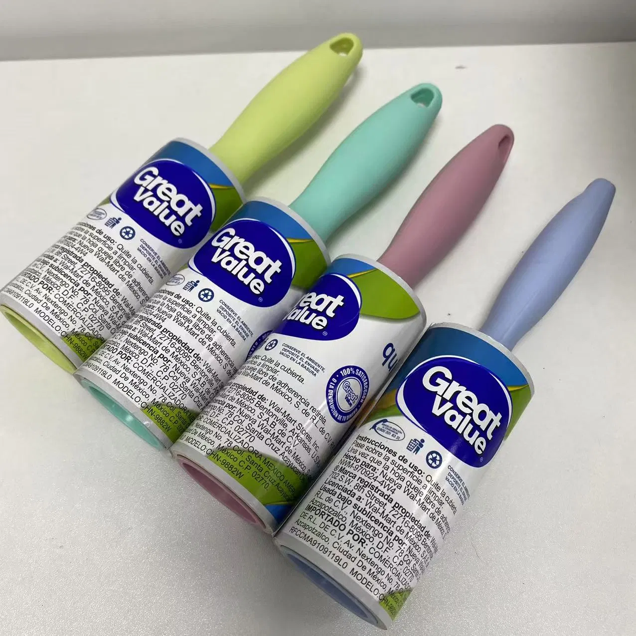 Home Cleaning Customized Logo Pet Hair Remover Extra Dust Paper Sticky Lint Roller
