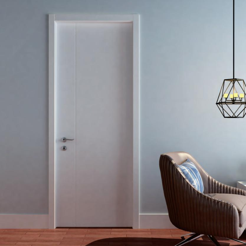 Kojo Top Selling Luxury Design Full Completed Panel WPC Door for Saudi Arabia