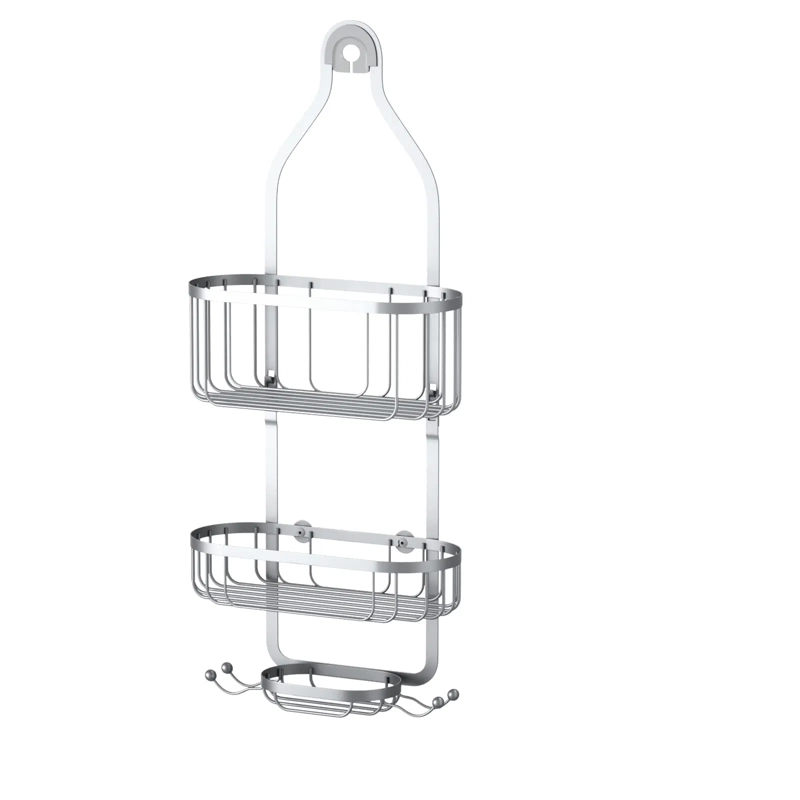 Bathroom Hanging Shower Organizer Over Head Caddy Shower Storage Bathtub Rack