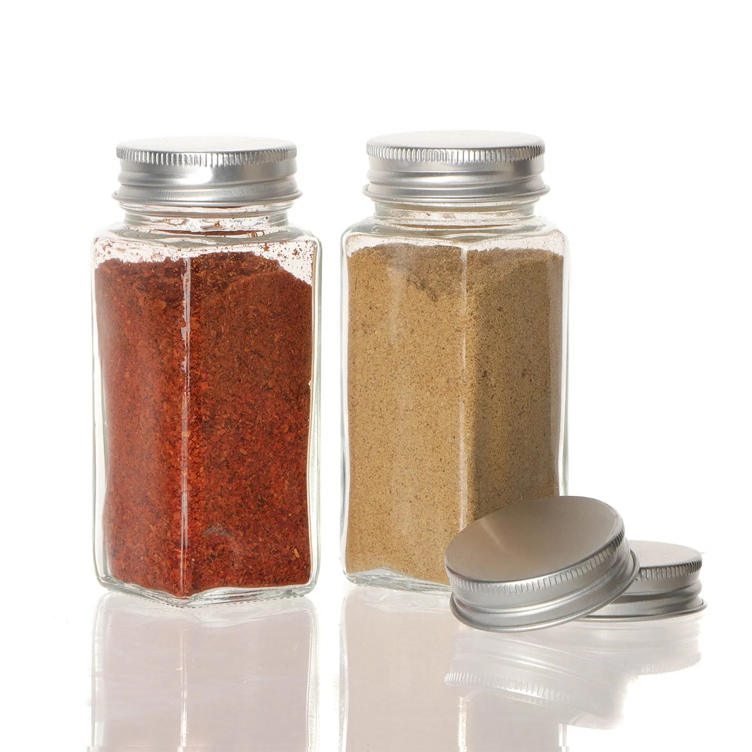 Factory Wholesale 4oz Kitchen Seasoning Containers Spice Bottle with Tin Lid