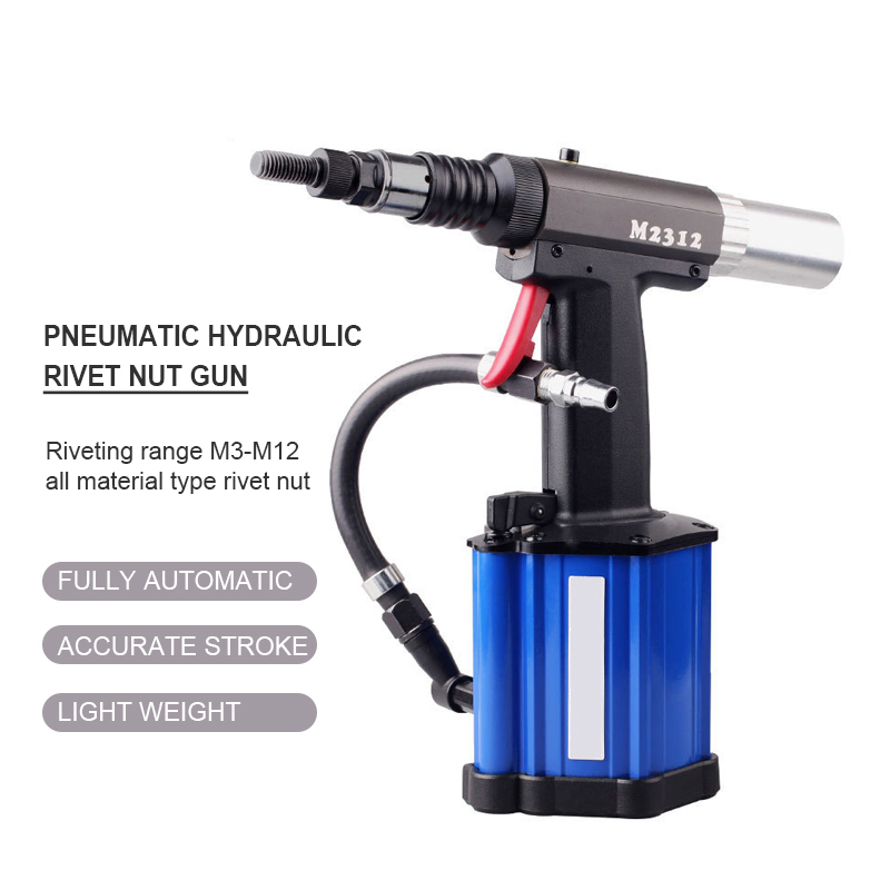 M2312 Industrial Grade High Efficiency Automatic Riveting Tool Hydraulic Rivet Gun Pneumatic Rivet Nut Gun