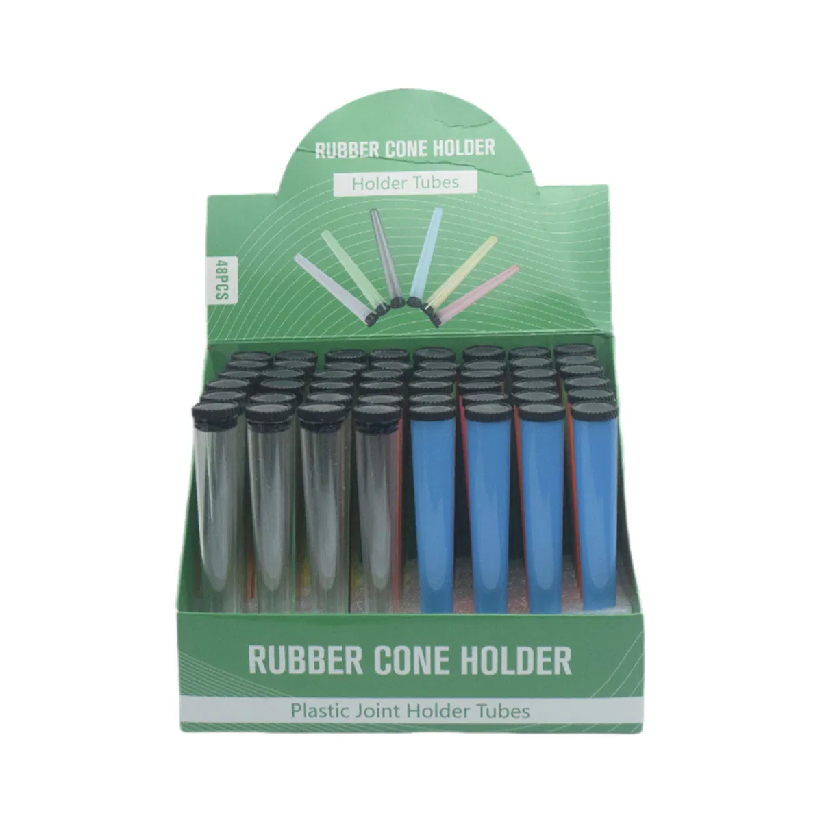 High Quality Colorful Cone Shape Smoke Tobacco Tube Sealed Dampproof Storage Tube