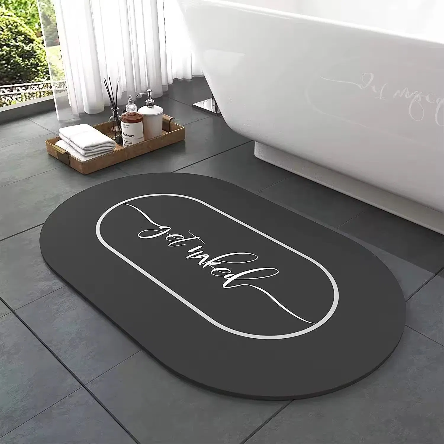 Manufacturers Sale Absorbent and Quick Drying Non-Slip Bath Room Mat Set