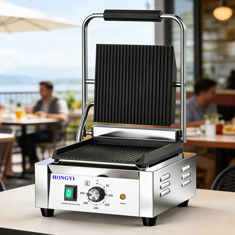 Electric Griddle Non-Stick Surface for Fast Food Restaurant