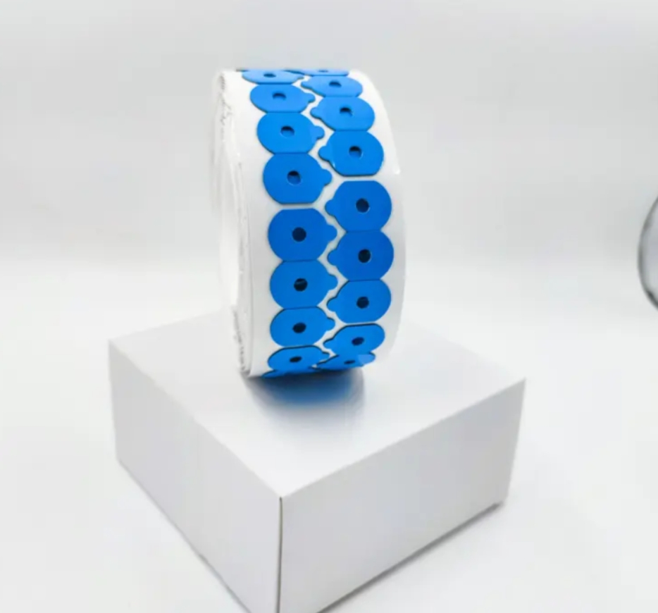 Universal Ordinary Blue Lens Double-Sided Blocking Pad 20*27mm, Anti Slip Pad Polished by Lens Edging Machine