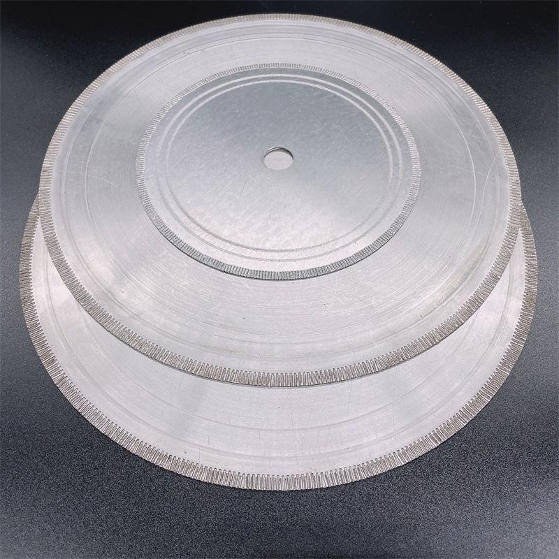 Алмазный отрезной диск 400 мм для геммологии и агата