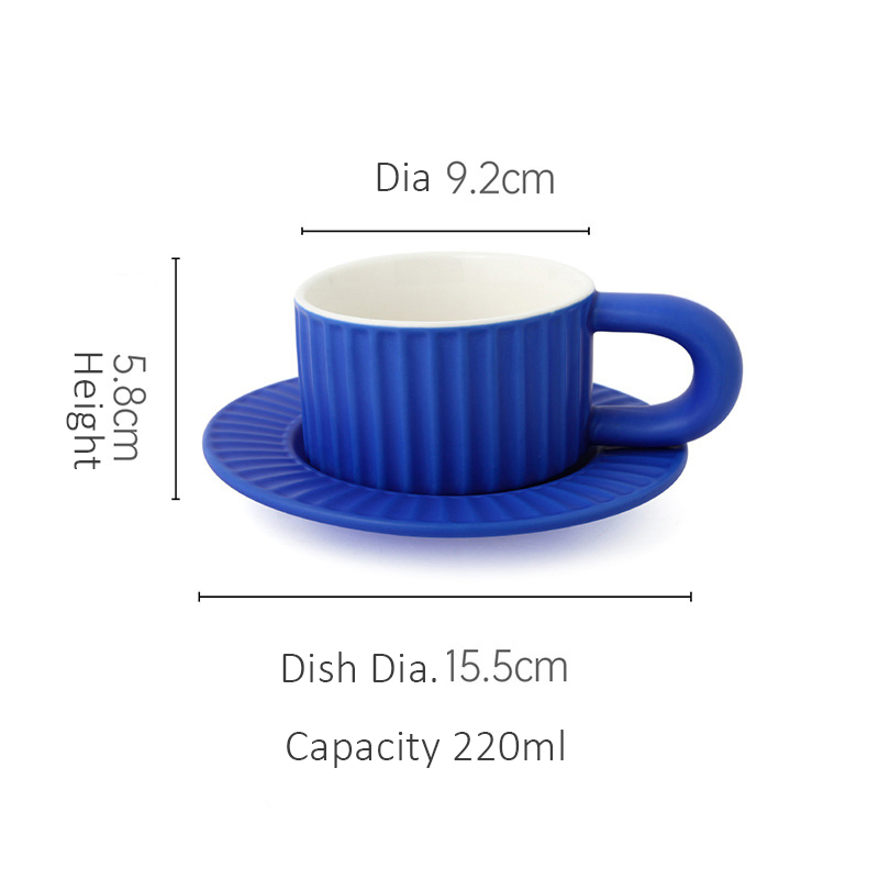 Керамическая кружка Nordic Klein Blue, 10 унций