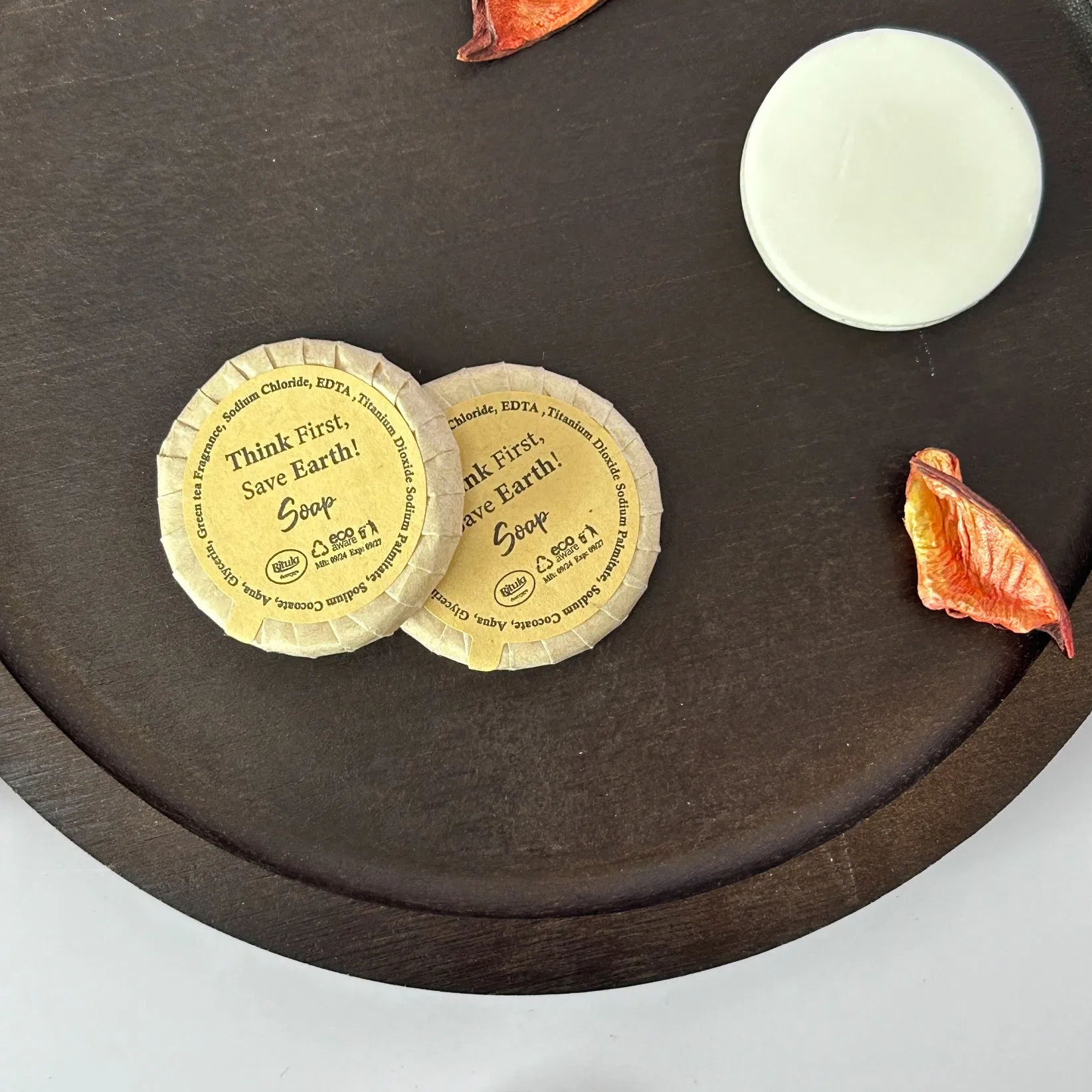 Wholesale High Quality Disposable 30g Soap for Hotel Using with Customizable Kraft Paper Packing