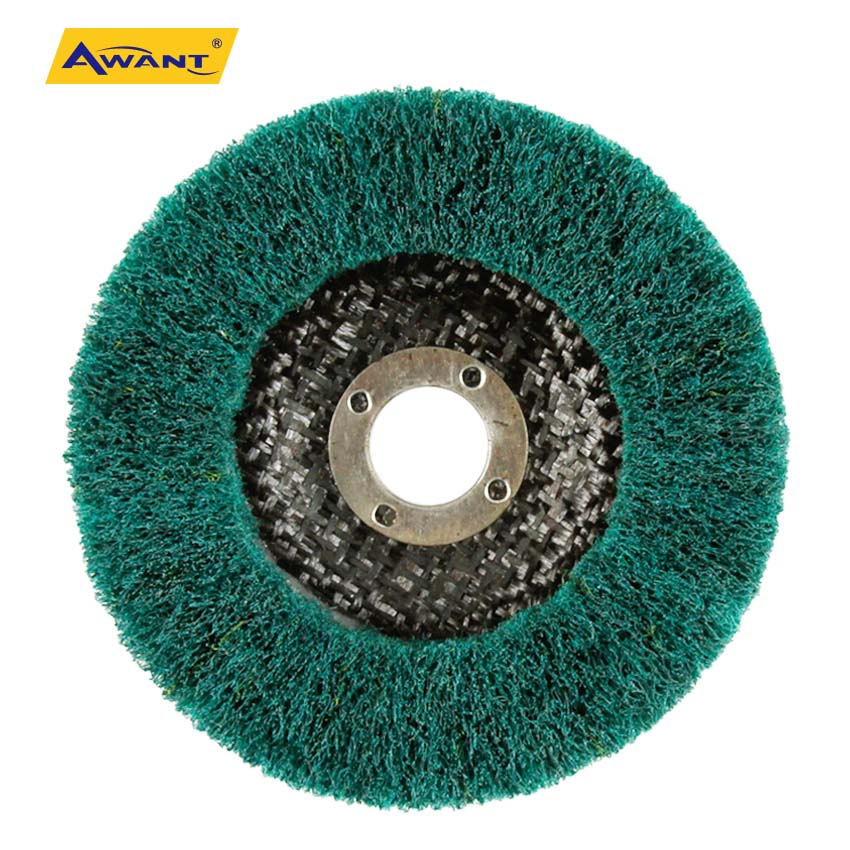 4 Inch Green Powerful Nylon Flap Wheel for Steel Metal Wood