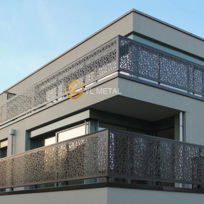 Y L Laser Cut Plate Panels Garden Aluminum Railing Balustrades Balcony Staircase