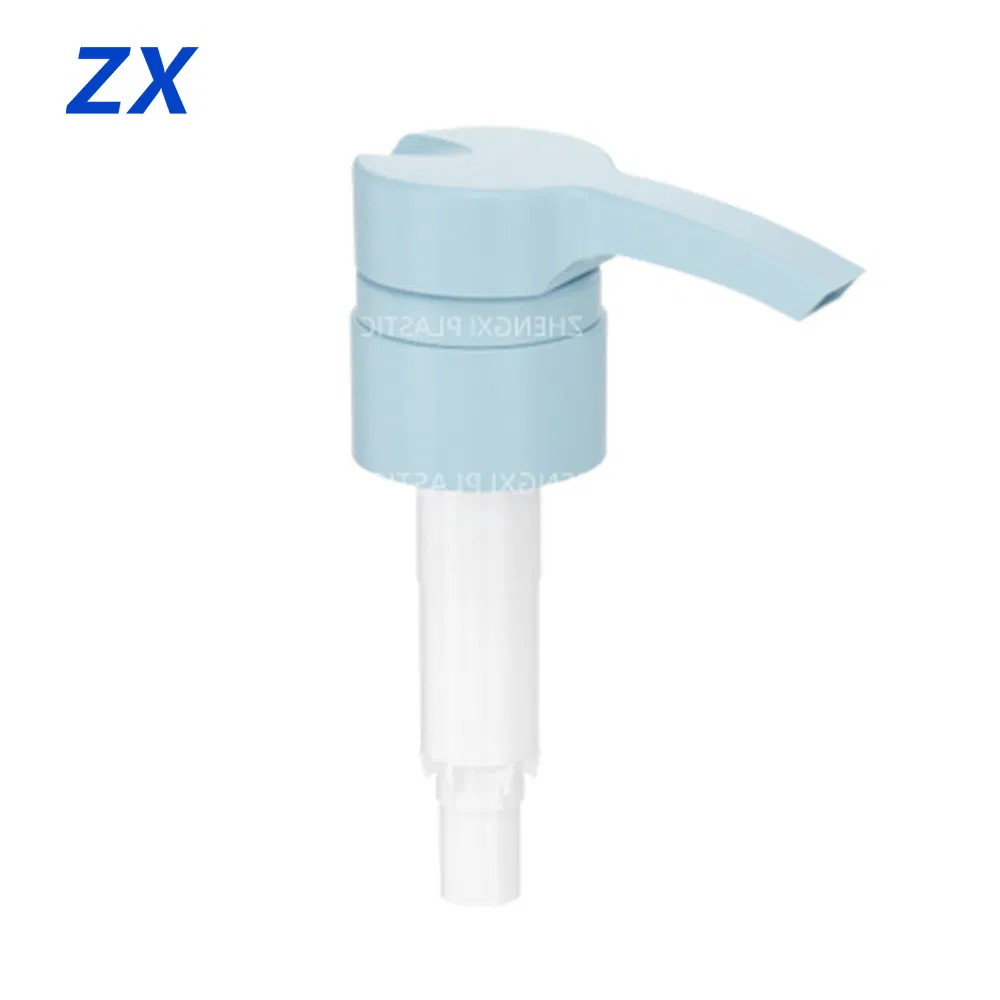 Blue Plastic up and Down Locked Lotion Pump