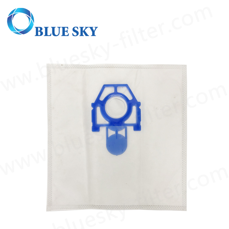 White Nonwoven Blue Collar Dust Filter Bags for Zelmer Odyssey Zvca100b 49.4000 Vacuum Cleaner