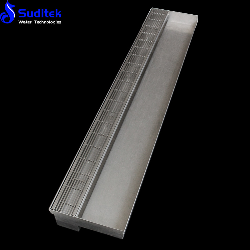 Large Widened Gutter Strip Linear Floor Drain