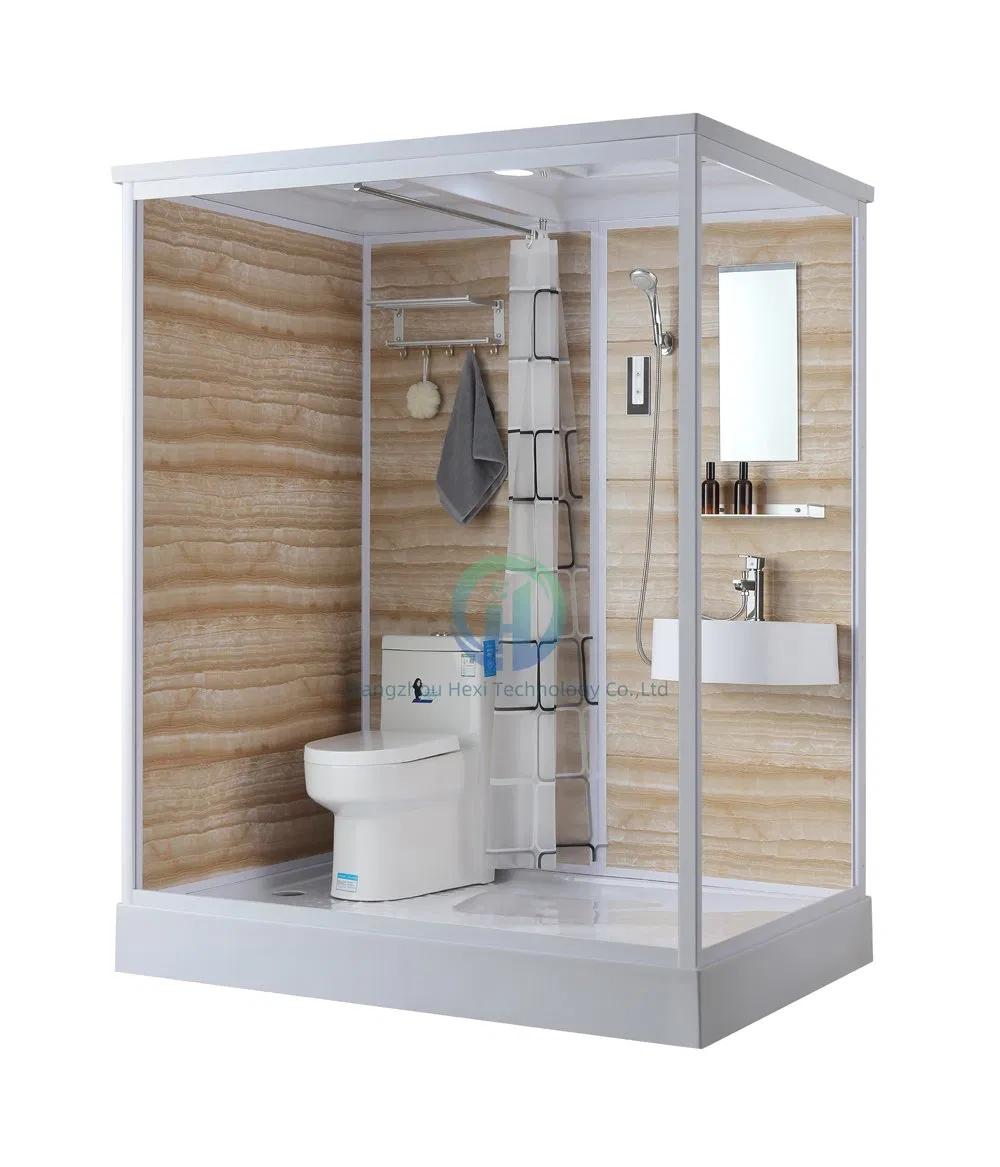 Stylish Prefab Toilet and Shower Bathroom Set for Homes