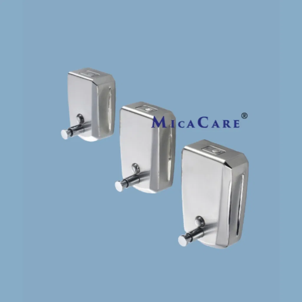 Bathroom Stainless Steel Liquid Soap Dispener with Key Lock Design