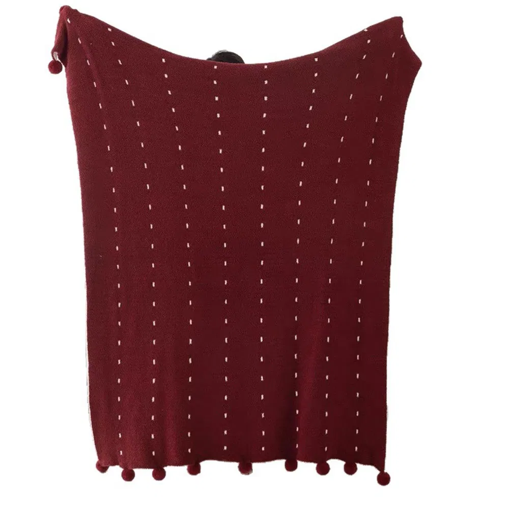 Comfortable Autumn Winter Polyester Fiber Textile Thicken Multifunction Office Afternoon Nap Beddings Sofa Blanket