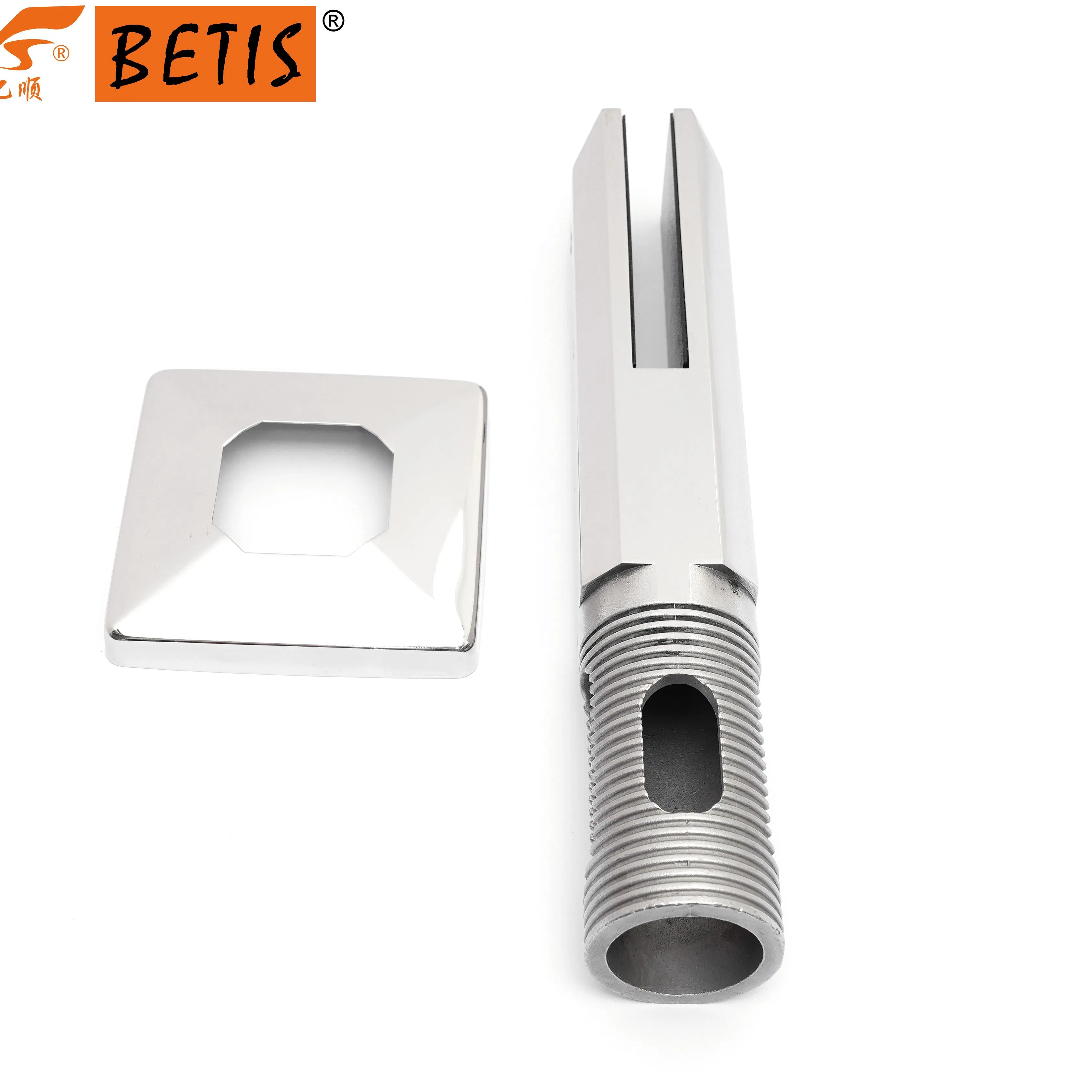 2205-Grade Stainless-Steel Handrail Balustrade Swimming Pool Windscreen Glass Fence Clip Spigot