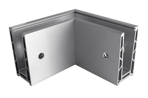BS6180 Tested Adjustable Top Mounted Base Shoe Aluminium Glass Balustrade Glass Railing/Aluminium Railing