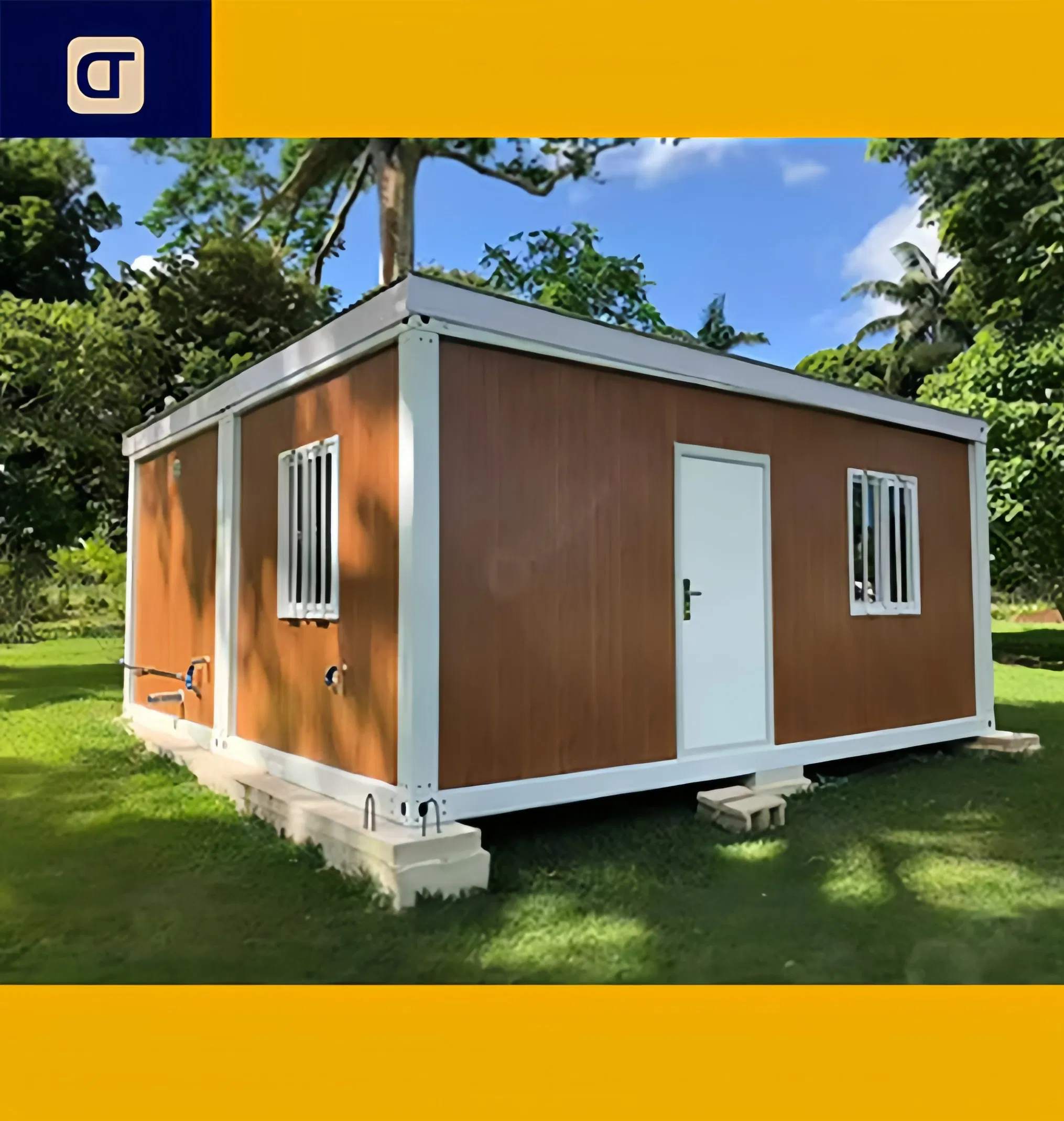 Prefab Low Cost China Cheap Folding Luxury Flat Packing Container Sandwich Panel Prefabricated Foldable Container House for Single Apartment