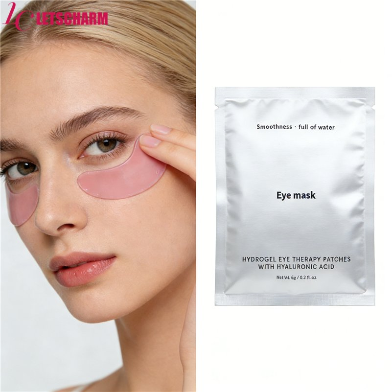 Ls162 Ready Stock Pink Hydrogel Eye Masks Anti-Wrinkle Brightening Reduce Dark Circles