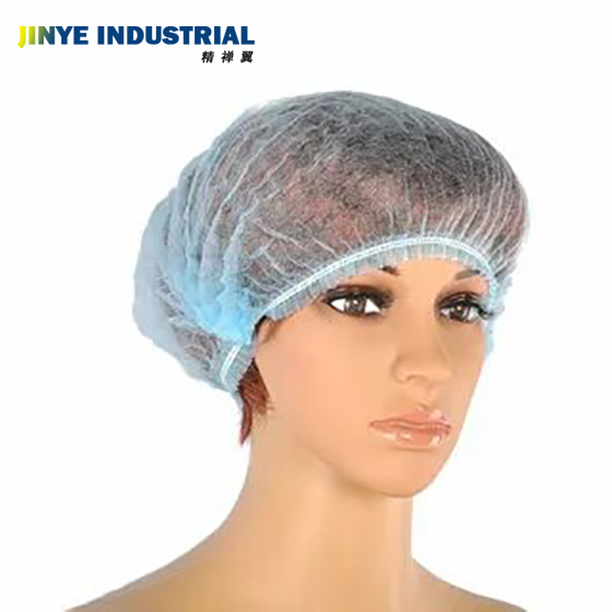 Disposable Head Cap Disposable Non-Woven Mob Cap Bouffant Clip Cap