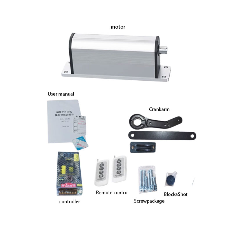 Automatic Door Opener for Community Access Control, Articulated Arm Door Opener, Electric Swing Door, Side-Mounted Motor, Anti-Collision Electric Door Closer