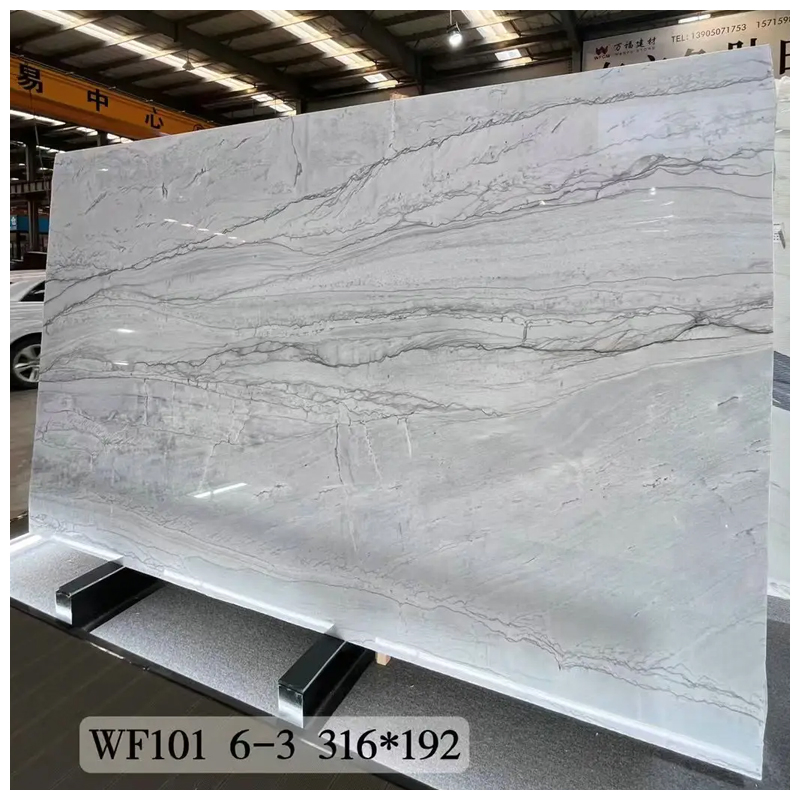 Brazilian Exotic Maldives Quartzite Polished Slabs for Countertops and Wall Tiles
