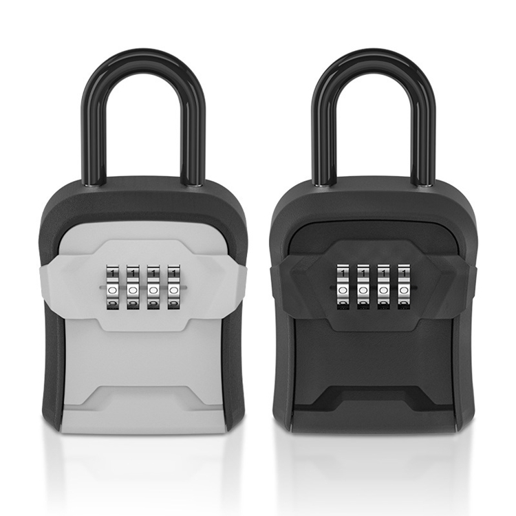 Yh3569 4 Digit Combination Key Storage Key Lock Box with Removable Shackle for House Key