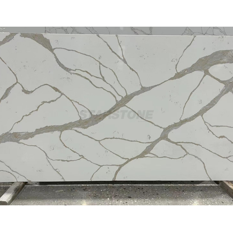 Luxury White Artificial Marble Stone Wall Floor Tile Sintered Stone