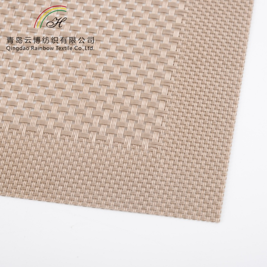 Heat Resistant Custom Printing Non-Slip PVC Cheap Placemat Polyester Fabric Table Mat