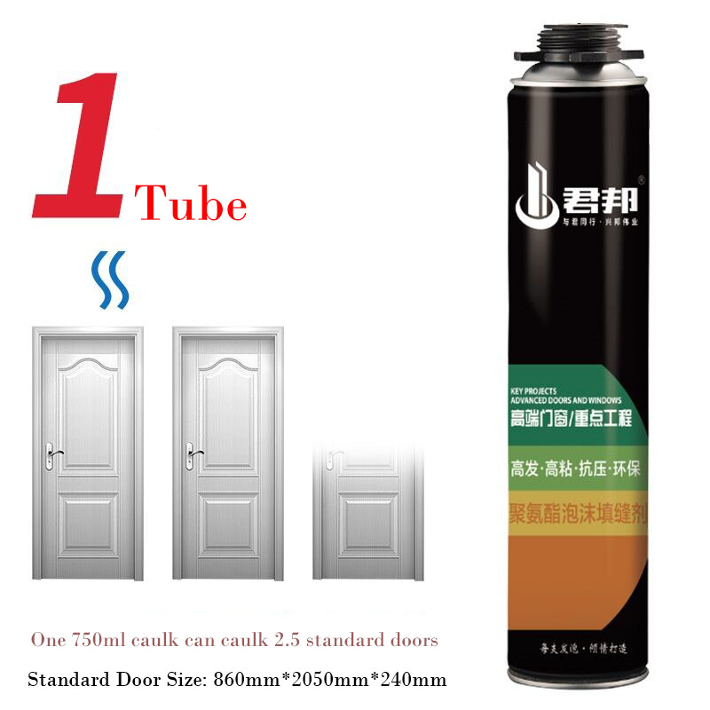 750ml High Bonding PU Polyurethane Foam Sealant for Insulation Construction