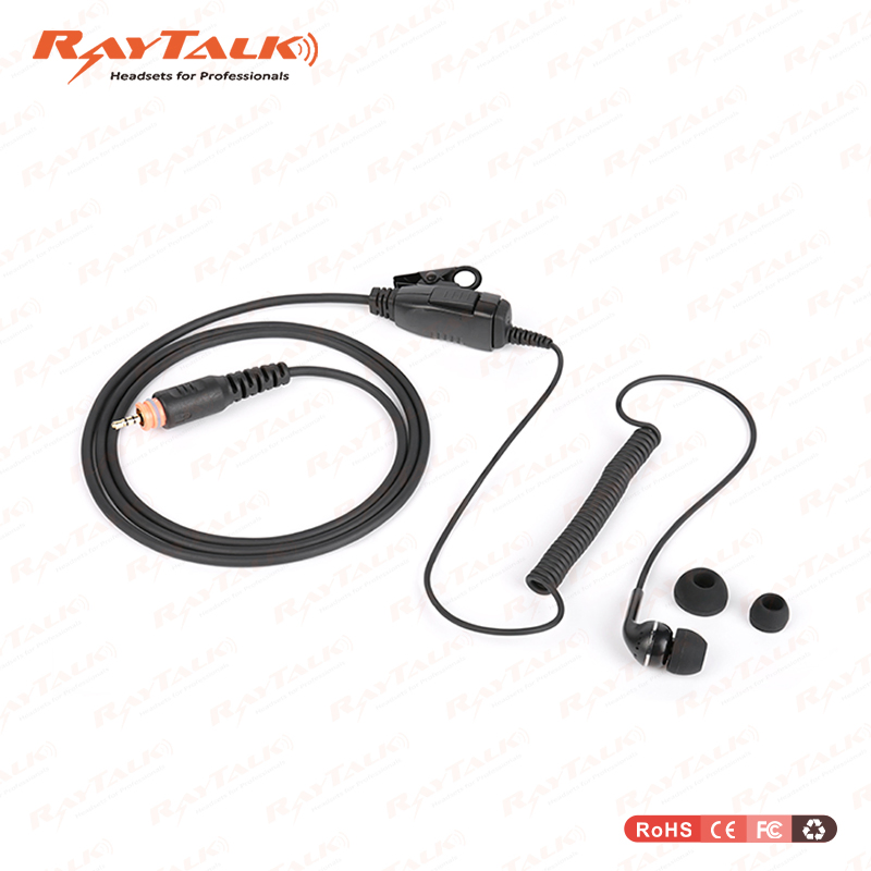 2-Wires Surveillance Acoustic Tube Earpiece for Sepura STP9000