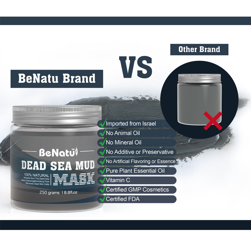 Dead Sea Mud Mask Hydrating and Moisturizing Cleaning Skin