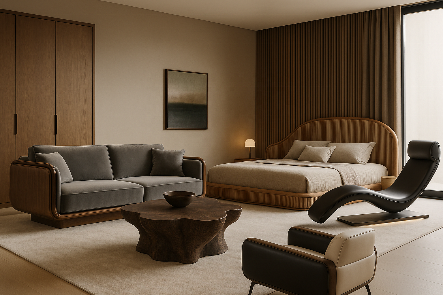 Комплект мебели для дома диван стулья столик кровать