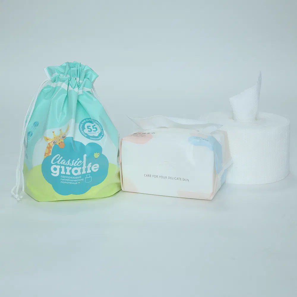 China Factory Customized Disposable Spunlace Non Woven Bath Towel for Skin Care