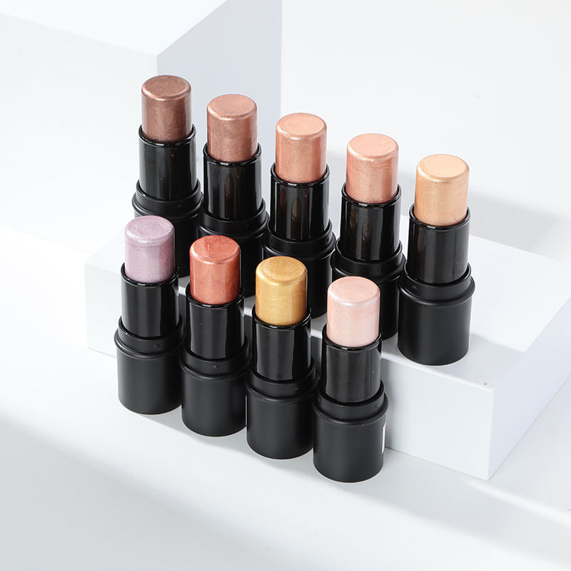 Private Label Vegan and Cruelty Free High Pigment Cream Makeup Contour Bronzer Highlighter Stick