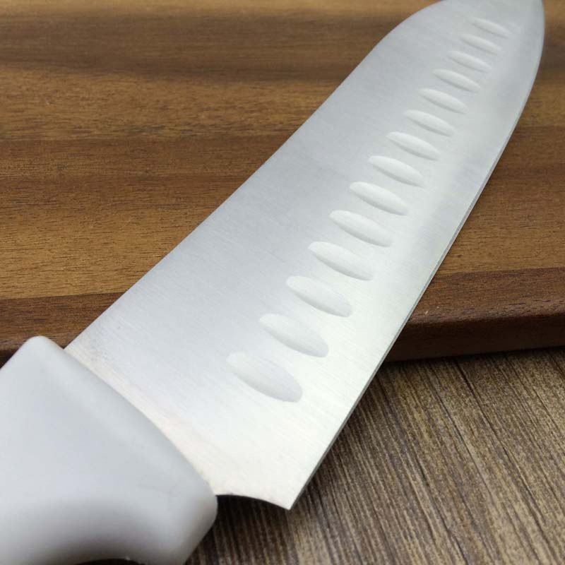 Injected Handle Sharp Santoku Professional Knife
