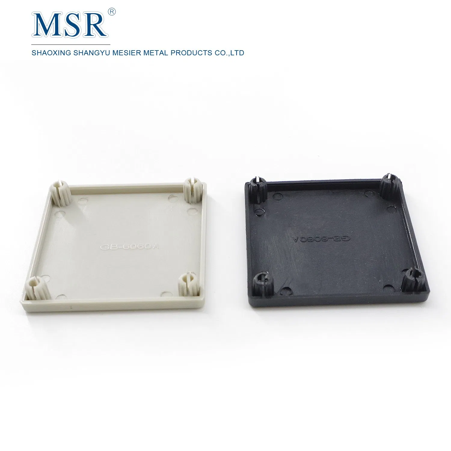China Manufacturer ABS 4094 GB6060A High Quality Rectangular Single Hole Nylon End Caps with Best Price for Aluminium and Machine