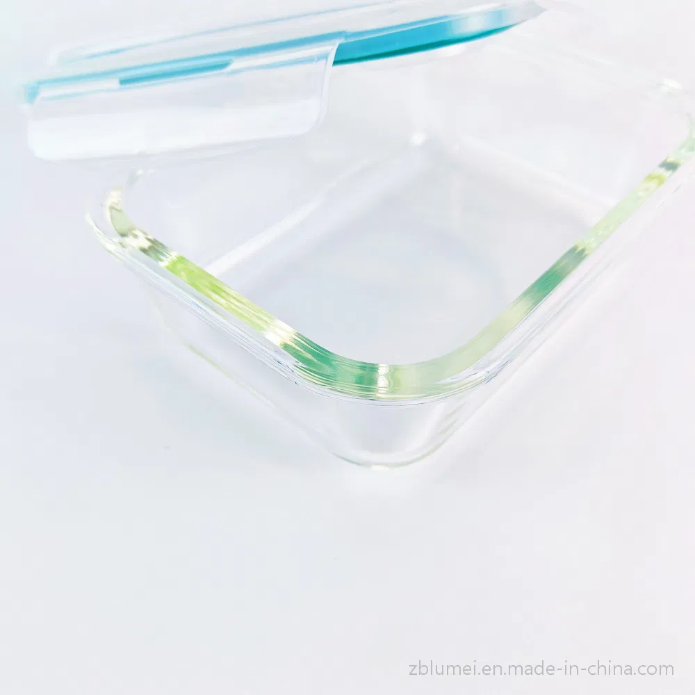 Airtight High Borosilicate Heat-Resistant Glass Food Storage Container with BPA Free Lid - Microwave & Oven Safe