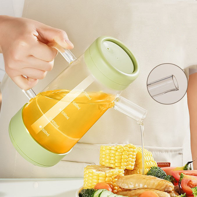 Wholesale High-Quality Household Kitchen Soy Sauce Leak-Proof Glass Oil Bottle