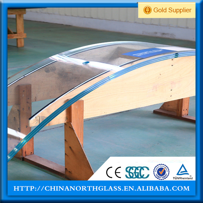 Clear Tempered Glass Stair Case with CCC Certtificate