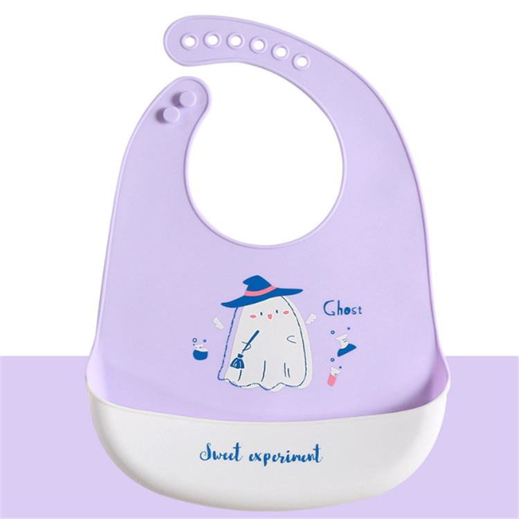 Wholesale Waterproof Wearable Soft Silicone Baby Bib