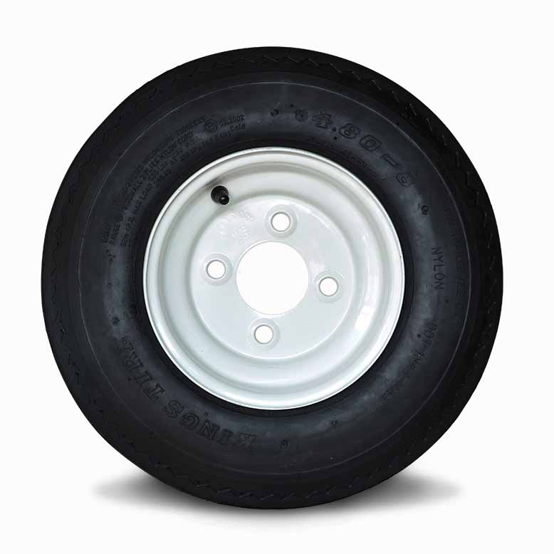 4.8-12 LRB 4-Bolt Trailer Wheel and Tire Assembly for Log Splitter