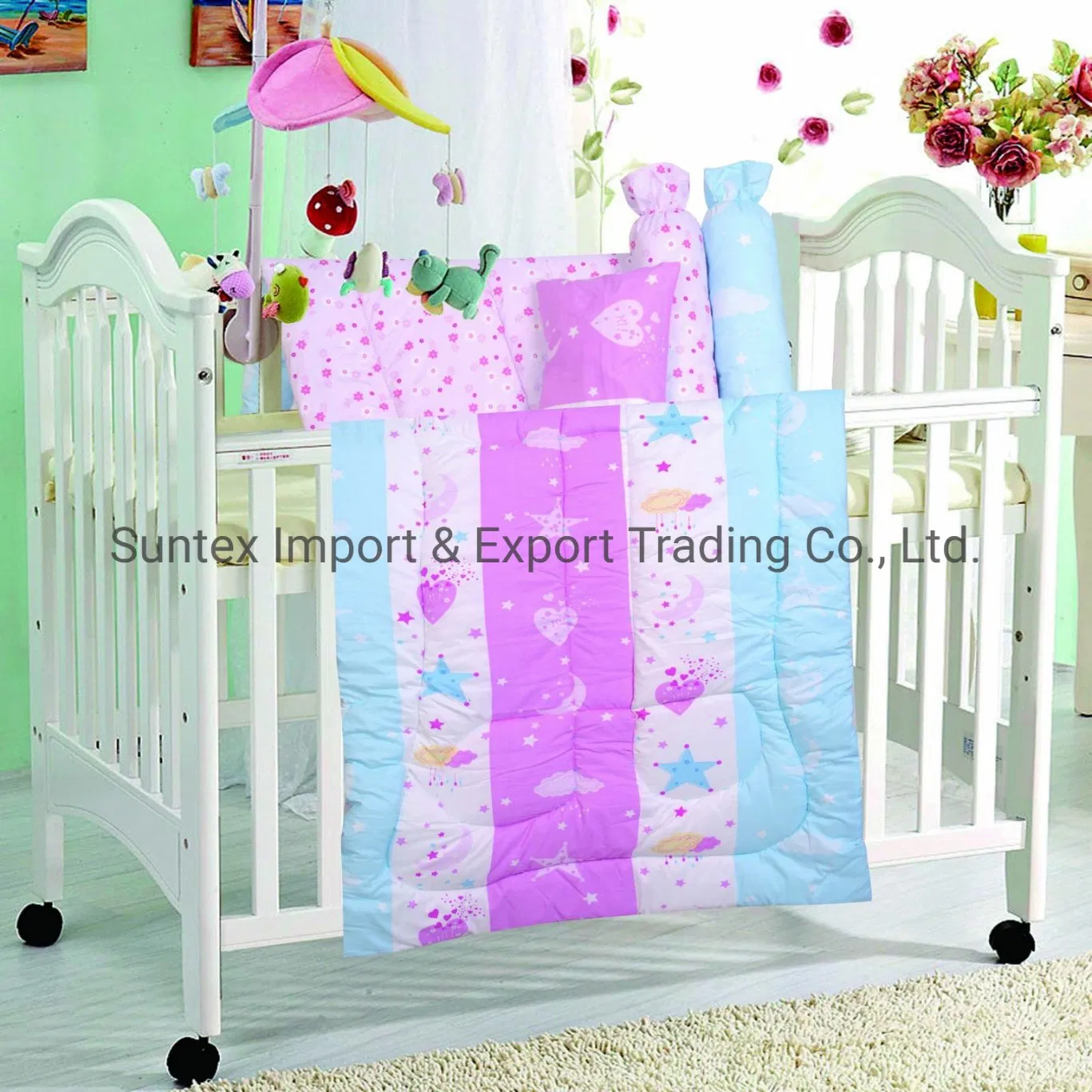 2PCS Comforter Set for Baby 100% Cotton